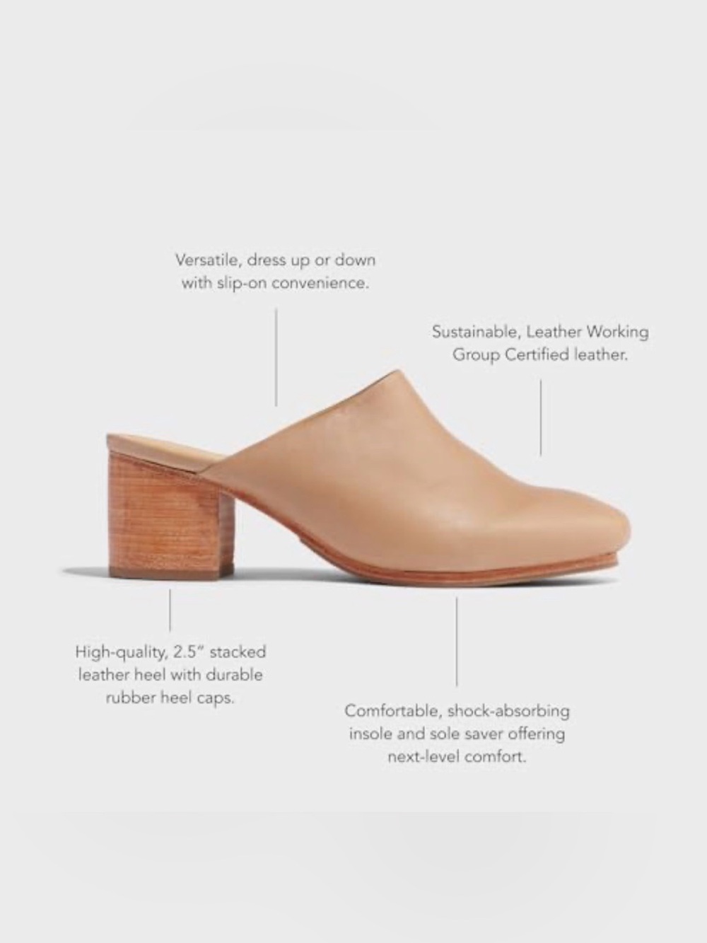 Nisolo All-Day Heeled Mule - Picture 11 of 11